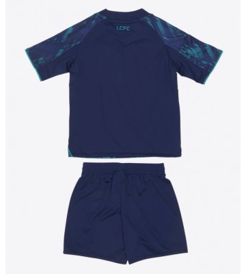 Leicester City Udebanetrøje Børn 2025-26 Kortærmet (+ Korte bukser)